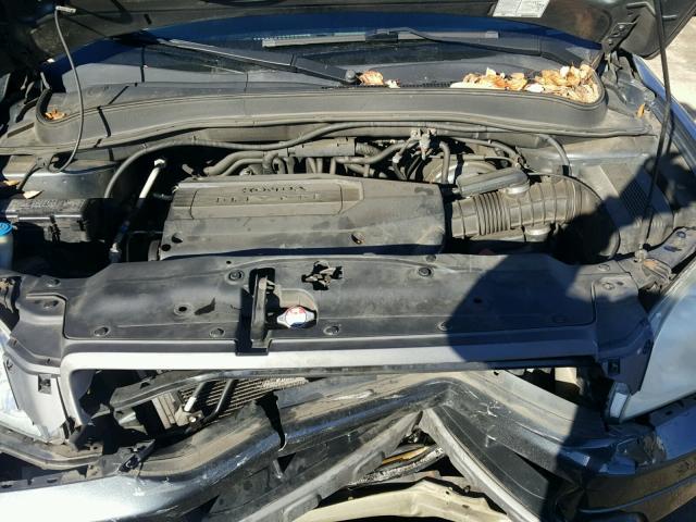 5FNYF18674B012041 - 2004 HONDA PILOT EXL GRAY photo 7