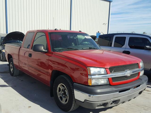 2GCEC19TX41147503 - 2004 CHEVROLET SILVERADO RED photo 1