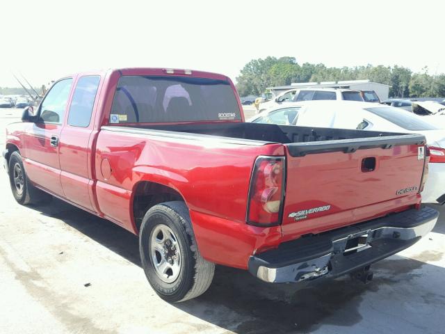 2GCEC19TX41147503 - 2004 CHEVROLET SILVERADO RED photo 3