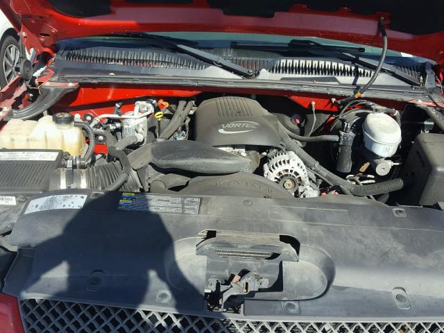 2GCEC19TX41147503 - 2004 CHEVROLET SILVERADO RED photo 7