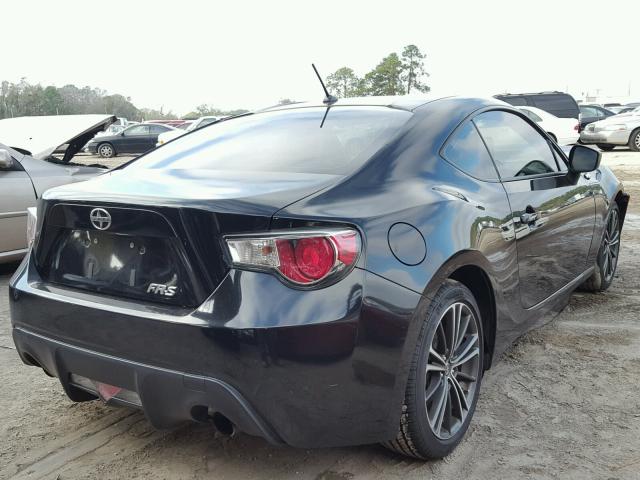 JF1ZNAA12D2725363 - 2013 TOYOTA SCION FR-S შავი ფოტო 4