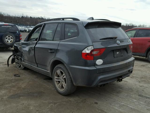 WBXPA934X6WD32148 - 2006 BMW X3 3.0I GREEN photo 3