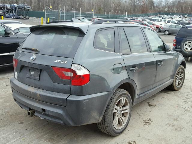 WBXPA934X6WD32148 - 2006 BMW X3 3.0I GREEN photo 4