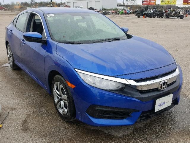 2HGFC2F50HH560657 - 2017 HONDA CIVIC LX BLUE photo 1