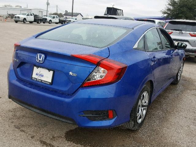 2HGFC2F50HH560657 - 2017 HONDA CIVIC LX BLUE photo 4