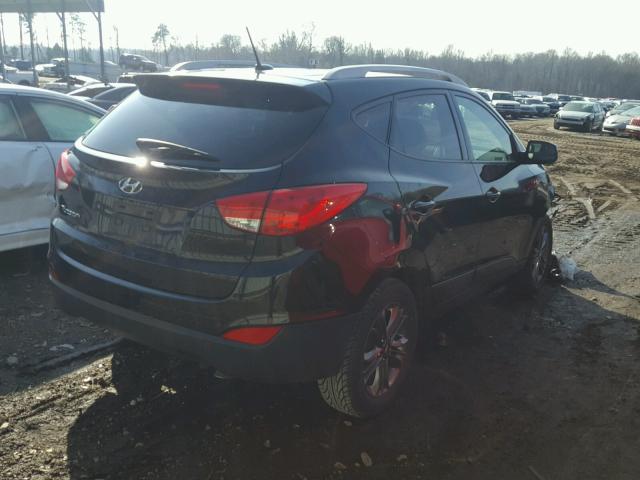 KM8JU3AG1EU802364 - 2014 HYUNDAI TUCSON GLS BLACK photo 4