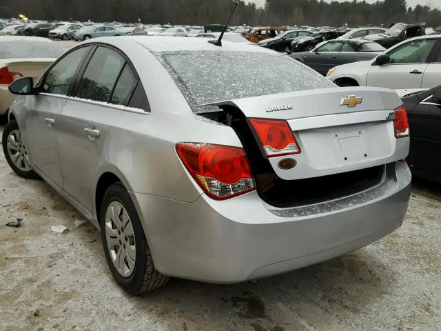 1G1PC5SH8C7310133 - 2012 CHEVROLET CRUZE LS SILVER photo 3