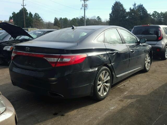 KMHFG4JG8DA259159 - 2013 HYUNDAI AZERA BLACK photo 4