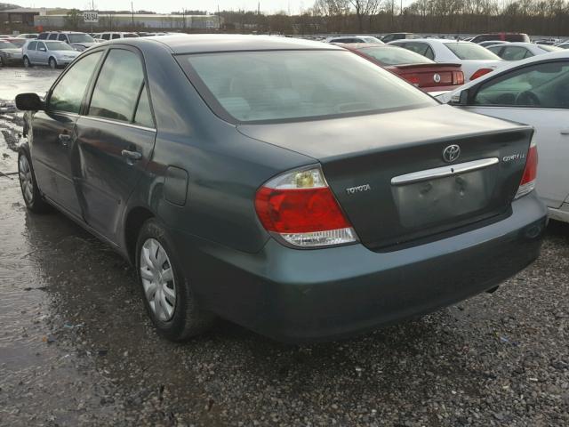 4T1BE32K15U392010 - 2005 TOYOTA CAMRY LE GREEN photo 3