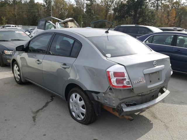 3N1AB61E08L702431 - 2008 NISSAN SENTRA 2.0 SILVER photo 3