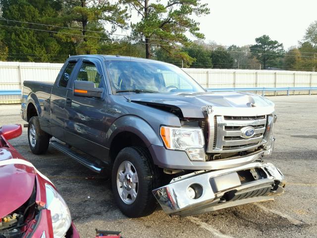 1FTFX1EF4BFD41846 - 2011 FORD F150 SUPER GRAY photo 1