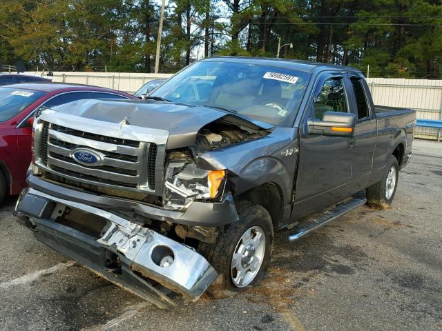 1FTFX1EF4BFD41846 - 2011 FORD F150 SUPER GRAY photo 2