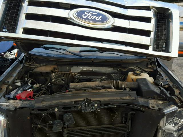 1FTFX1EF4BFD41846 - 2011 FORD F150 SUPER GRAY photo 7