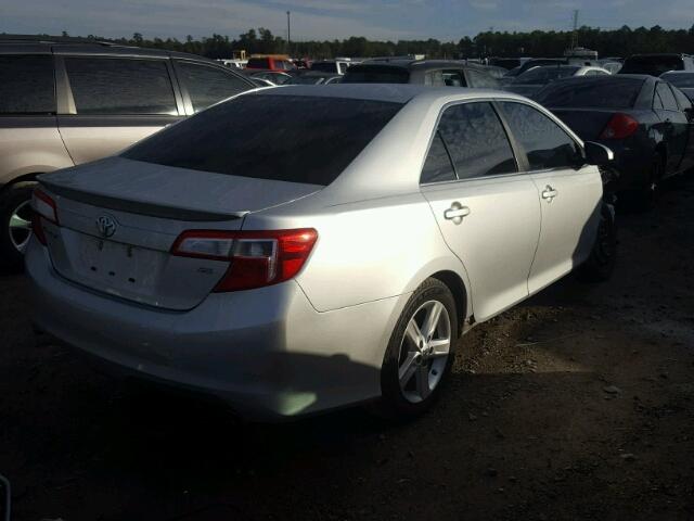 4T1BF1FK3EU334640 - 2014 TOYOTA CAMRY L SILVER photo 4