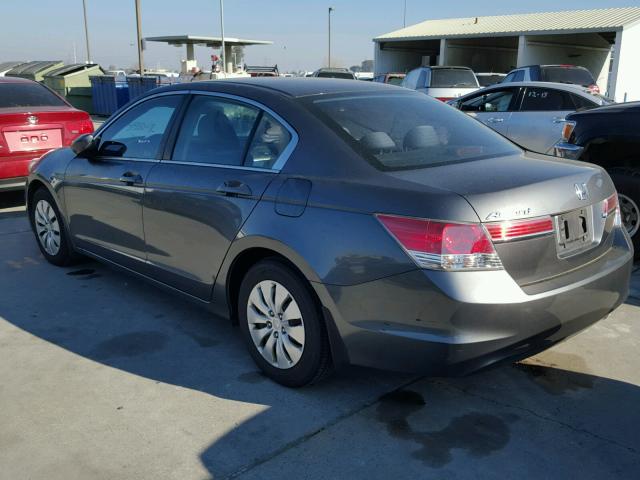 1HGCP2F37CA157191 - 2012 HONDA ACCORD LX GRAY photo 3