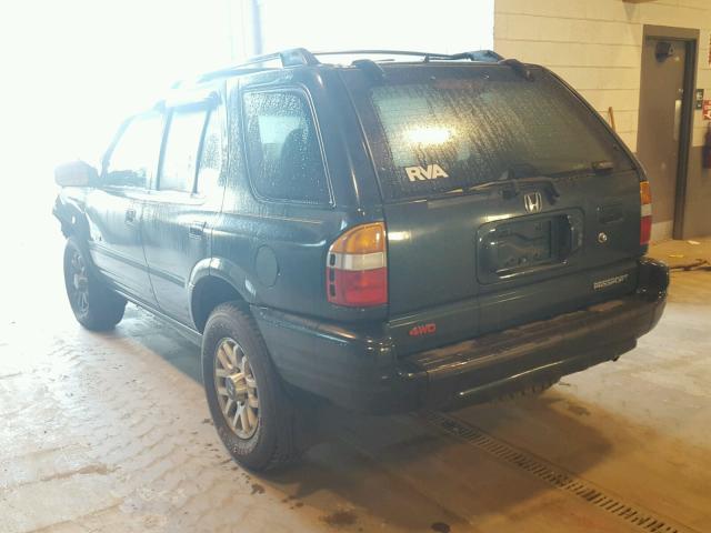 4S6DM58W924401136 - 2002 HONDA PASSPORT E 绿色 照片 3