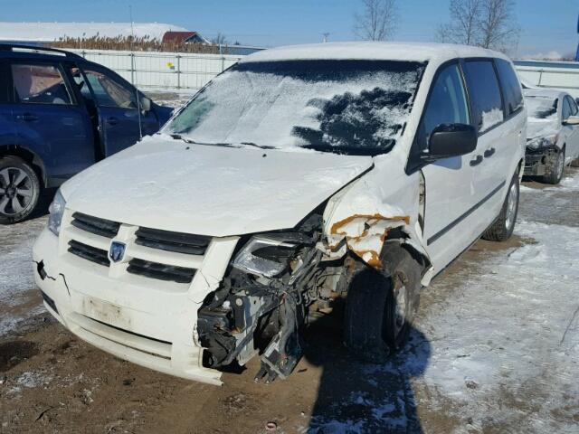 2D4CN1AE6AR429359 - 2010 DODGE GRAND CARA WHITE photo 2