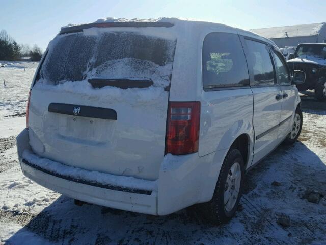 2D4CN1AE6AR429359 - 2010 DODGE GRAND CARA WHITE photo 4