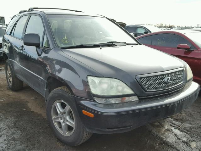 JTJHF10U020271375 - 2002 LEXUS RX 300 BLACK photo 1