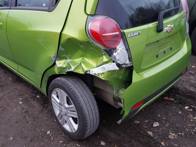 KL8CB6S93FC801723 - 2015 CHEVROLET SPARK LS GREEN photo 9