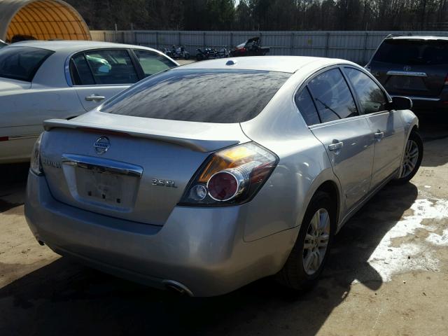 1N4AL2AP1AN442282 - 2010 NISSAN ALTIMA BAS SILVER photo 4