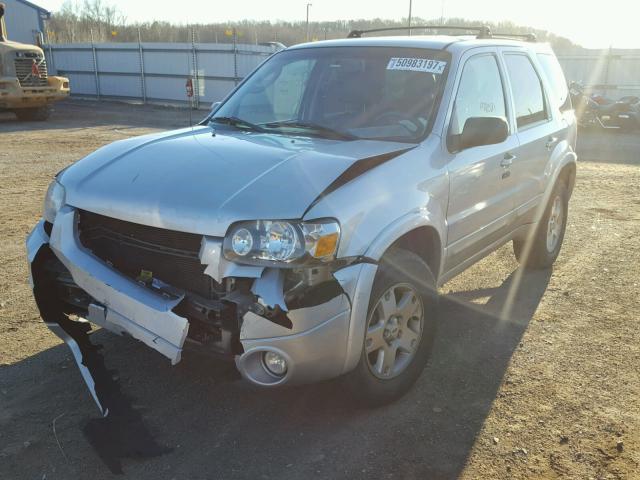 1FMYU94137KA38914 - 2007 FORD ESCAPE LIM SILVER photo 2