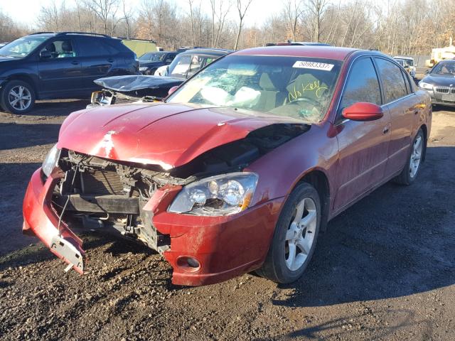 1N4BL11E15C108669 - 2005 NISSAN ALTIMA SE RED photo 2