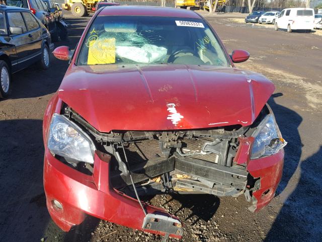 1N4BL11E15C108669 - 2005 NISSAN ALTIMA SE RED photo 9