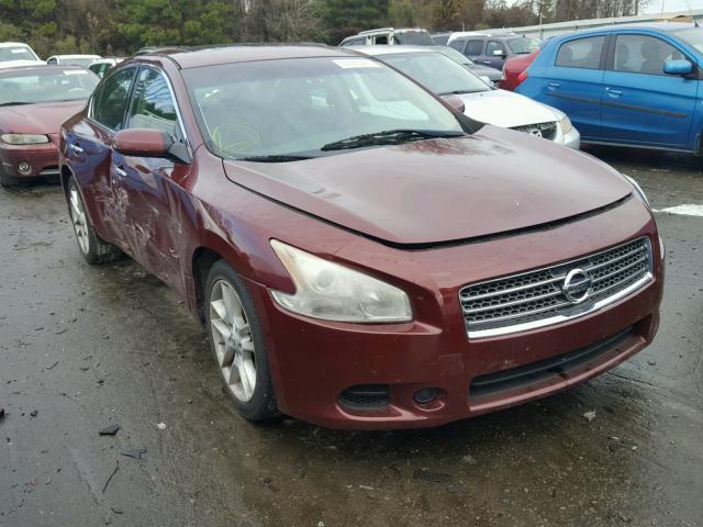 1N4AA5APXAC855854 - 2010 NISSAN MAXIMA S MAROON photo 1