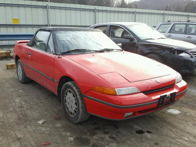 6MPCT0367M8610630 - 1991 MERCURY CAPRI XR2 RED photo 1