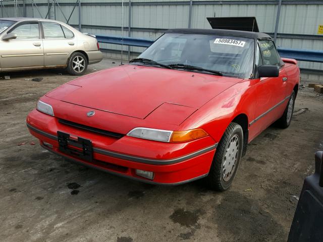 6MPCT0367M8610630 - 1991 MERCURY CAPRI XR2 RED photo 2