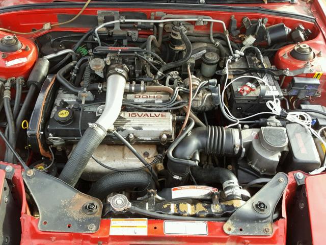 6MPCT0367M8610630 - 1991 MERCURY CAPRI XR2 RED photo 7