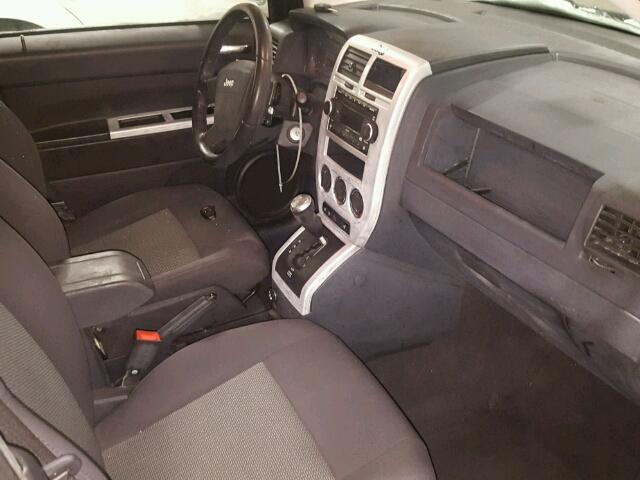 1J8FF47W68D731393 - 2008 JEEP COMPASS SP BLACK photo 5