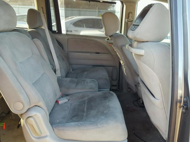 5FNRL38428B051780 - 2008 HONDA ODYSSEY EX GRAY photo 6