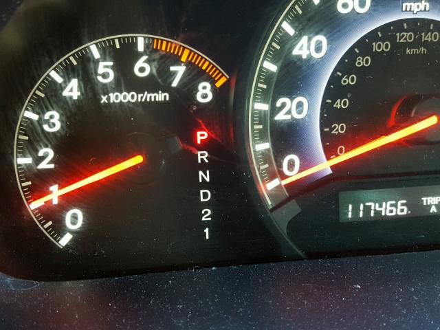 5FNRL38428B051780 - 2008 HONDA ODYSSEY EX GRAY photo 8