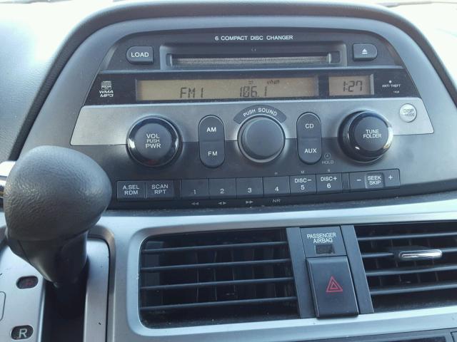 5FNRL38428B051780 - 2008 HONDA ODYSSEY EX GRAY photo 9