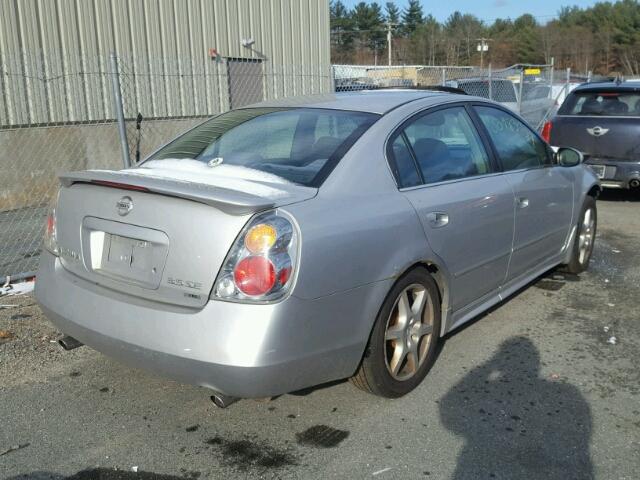 1N4BL11D83C290911 - 2003 NISSAN ALTIMA SE SILVER photo 4