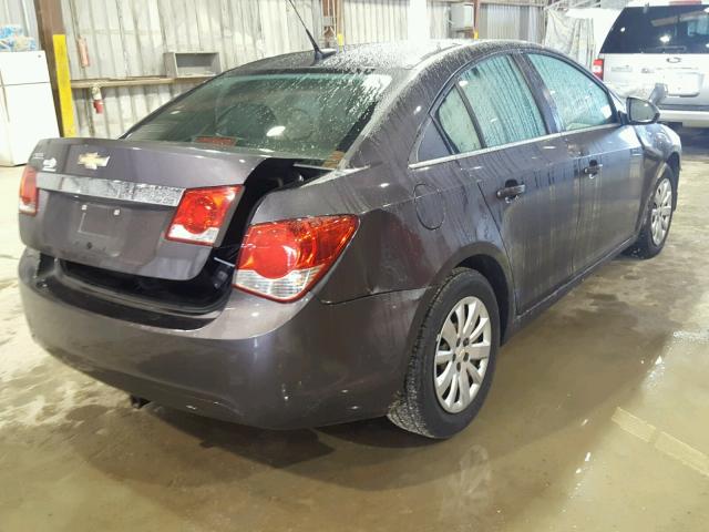 1G1PC5SH5B7147908 - 2011 CHEVROLET CRUZE LS GRAY photo 4