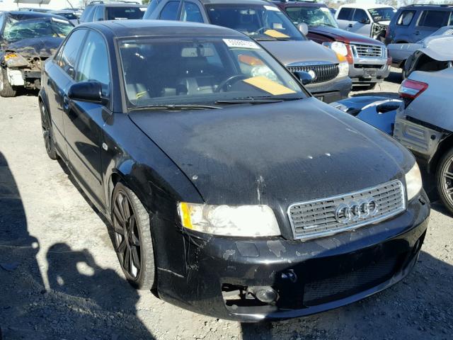 WAULC68E02A151664 - 2002 AUDI A4 1.8T QU BLACK photo 1