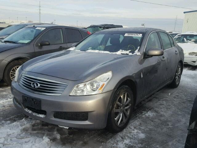 JNKBV61F67M812114 - 2007 INFINITI G35 GRAY photo 2