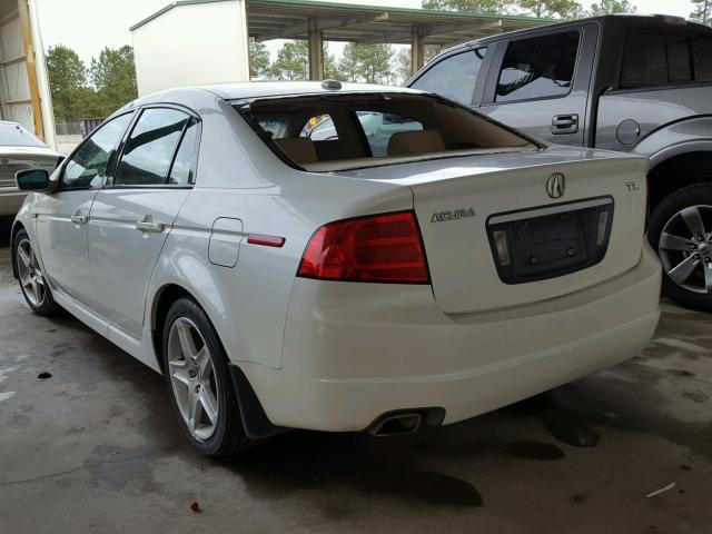 19UUA66206A022353 - 2006 ACURA 3.2TL WHITE photo 3