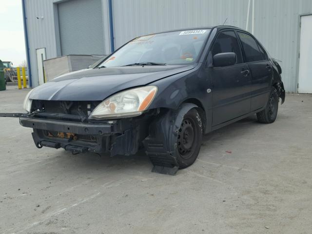 JA3AJ26E94U045998 - 2004 MITSUBISHI LANCER ES CHARCOAL photo 2