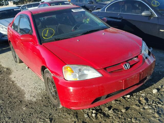 1HGEM22281L079620 - 2001 HONDA CIVIC DX RED photo 1