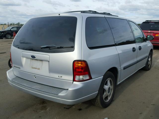 2FMZA51422BB32841 - 2002 FORD WINDSTAR L SILVER photo 4