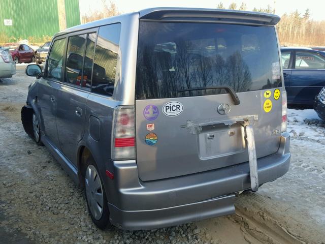 JTLKT334864040672 - 2006 TOYOTA SCION XB GRAY photo 3