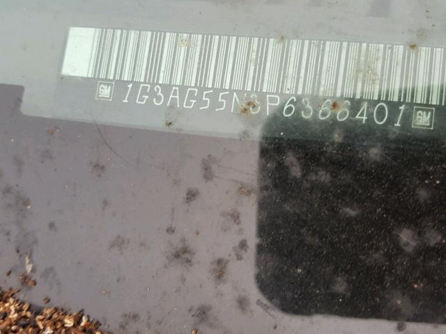 1G3AG55N3P6366401 - 1993 OLDSMOBILE CUTLASS CI 灰色 照片 10