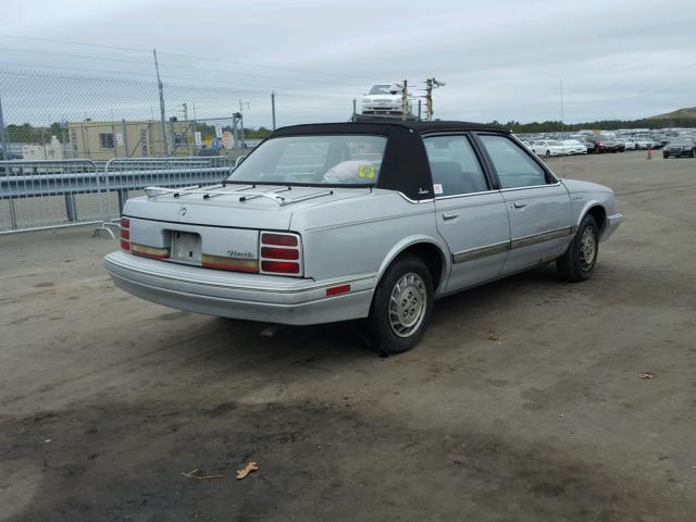 1G3AG55N3P6366401 - 1993 OLDSMOBILE CUTLASS CI GRAY photo 4