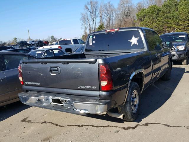 2GCEC19V641155566 - 2004 CHEVROLET SILVERADO BLACK photo 4