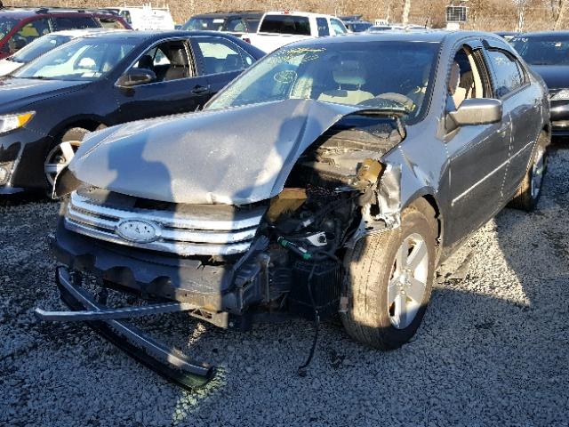 3FAHP07Z78R148649 - 2008 FORD FUSION SE GRAY photo 2