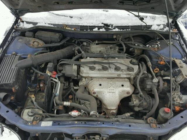 1HGCG56602A172318 - 2002 HONDA ACCORD EX BLUE photo 7